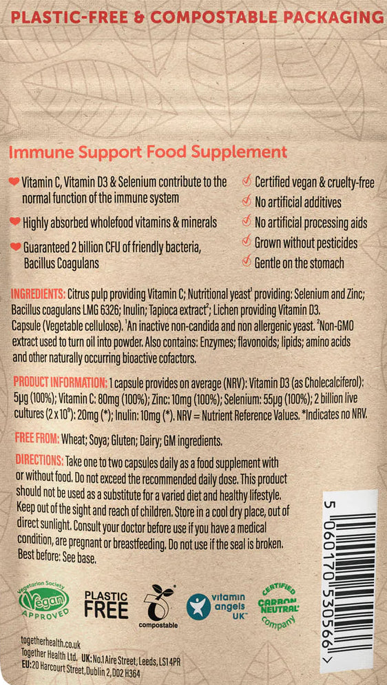 Vegan Whole Food Supplement Capsules