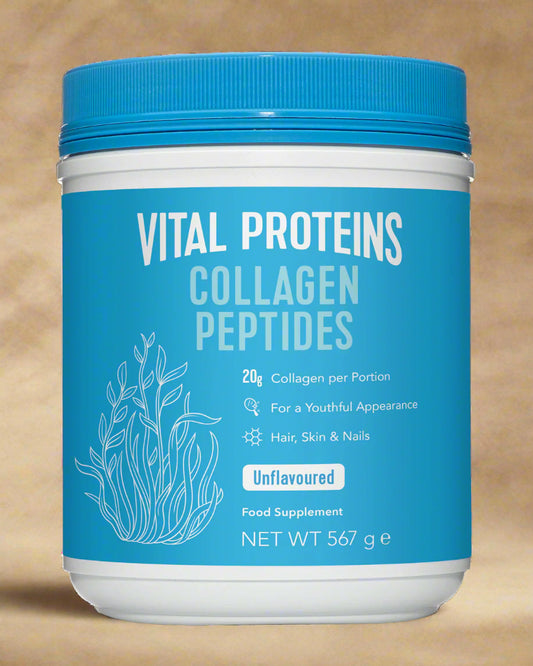 Front view of Vital Proteins Collagen Peptides – 567g tub