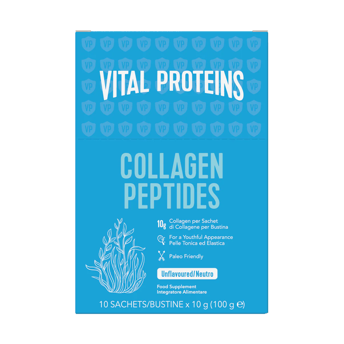 Box of Vital Proteins Collagen Peptides Stick Packs – 10 x 10g