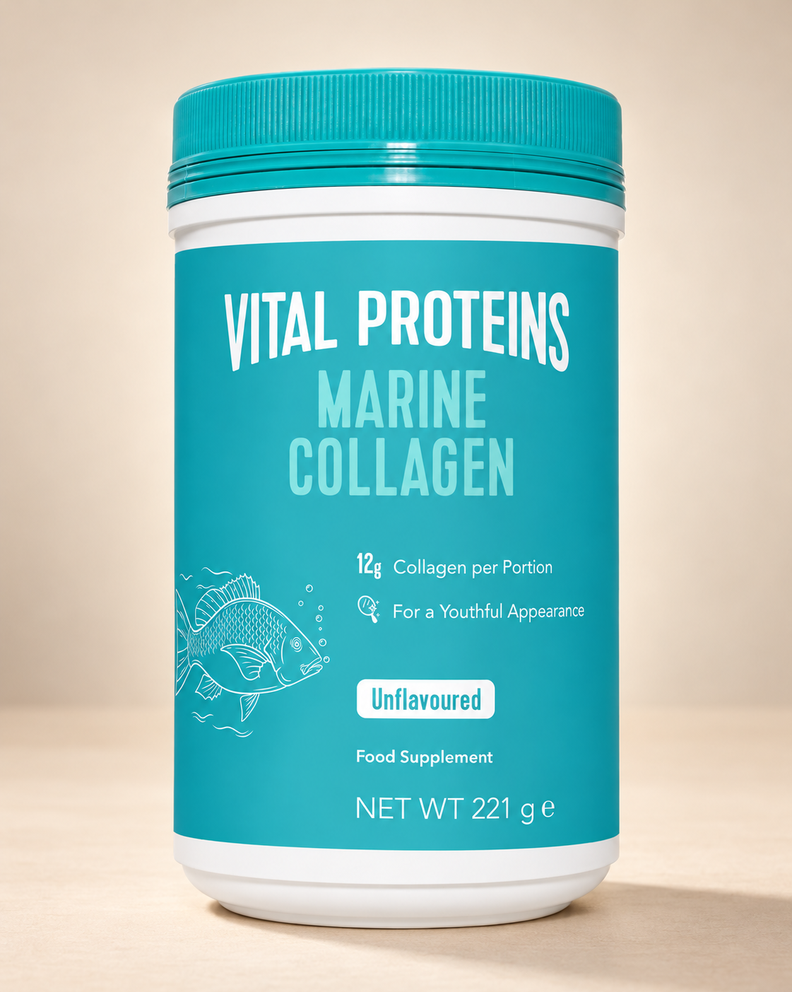 Vital Proteins Marine Collagen Unflavoured 221g – pack front