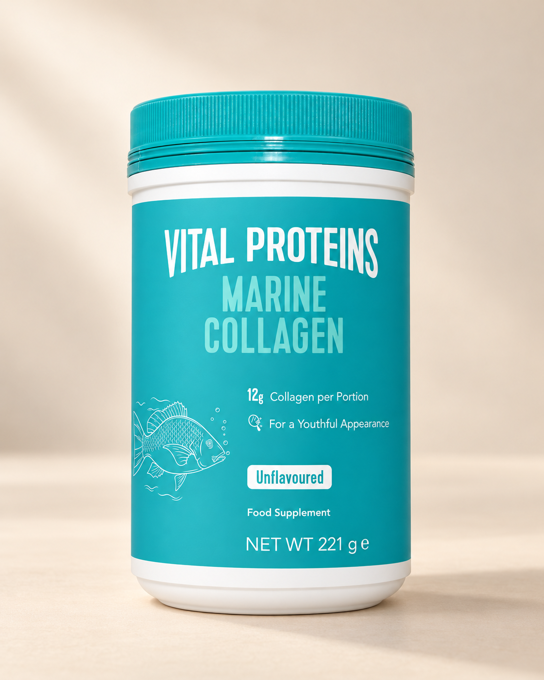 Vital Proteins Marine Collagen Unflavoured 221g – pack front
