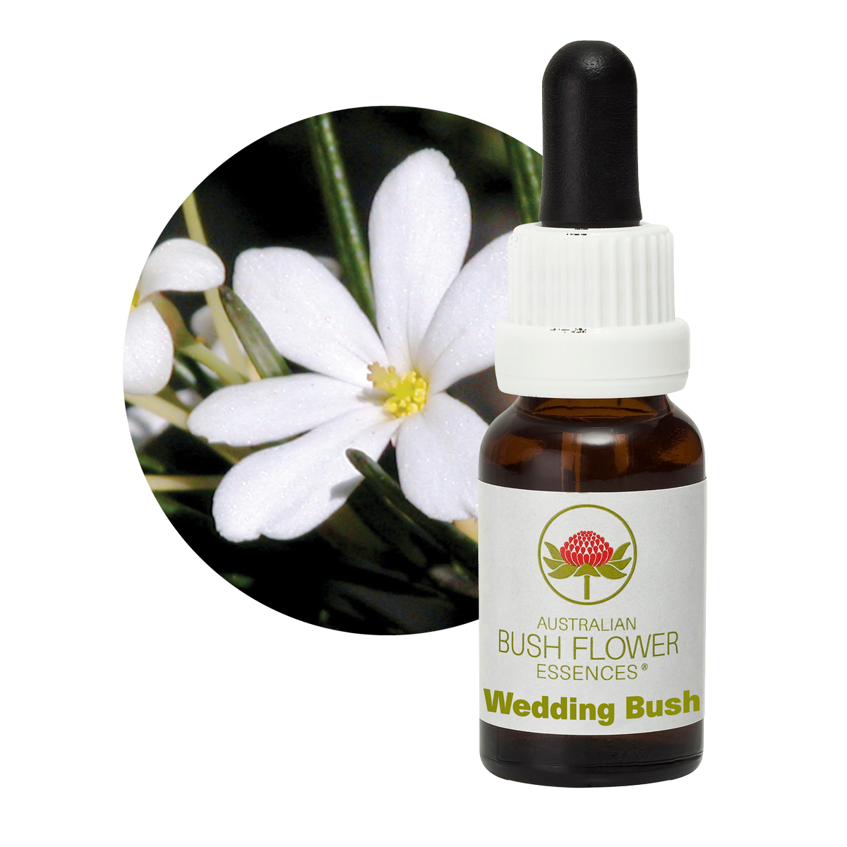 Australian Bush Flower Wedding Bush Stock Essence – 15ml — original manufacturer packaging