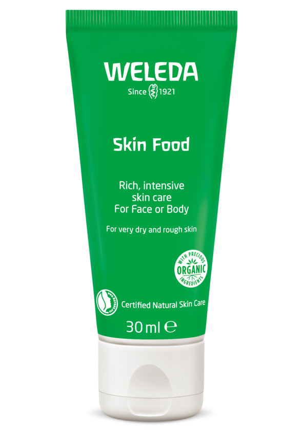Weleda Skin Food for Dry Skin 30ml front packaging tube.