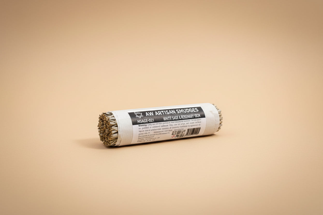 White sage and rosemary smudge stick AW Artisan