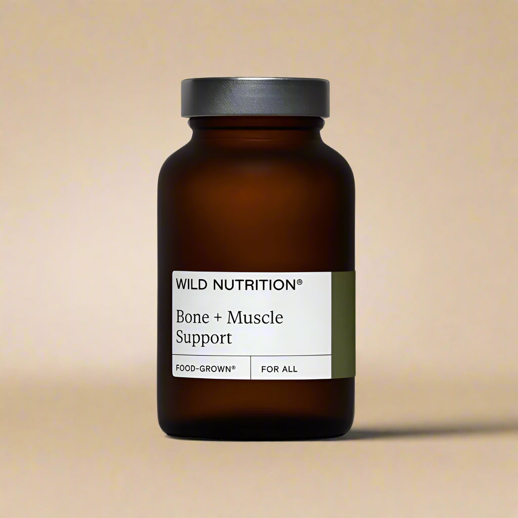 Wild Nutrition Bone + Muscle Support 90 Capsules – Front Bottle Image