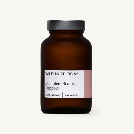 Front view of Wild Nutrition Complete Beauty Support – 60 Capsules, formulasted for