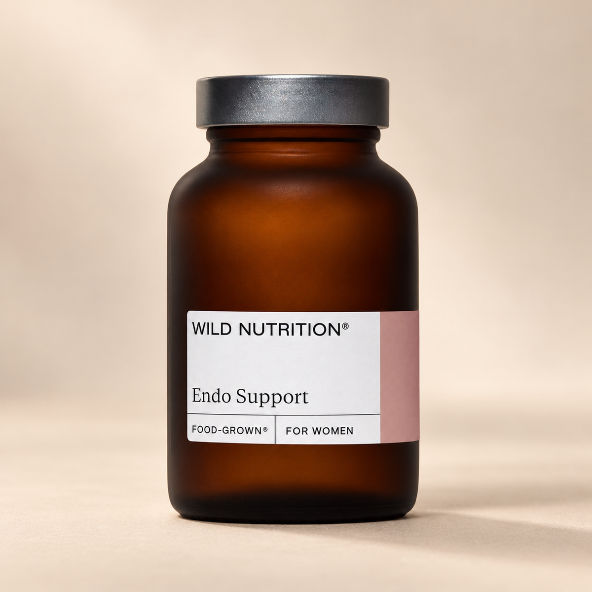 Wild Nutrition Endo Support 60 capsules – front label detail
