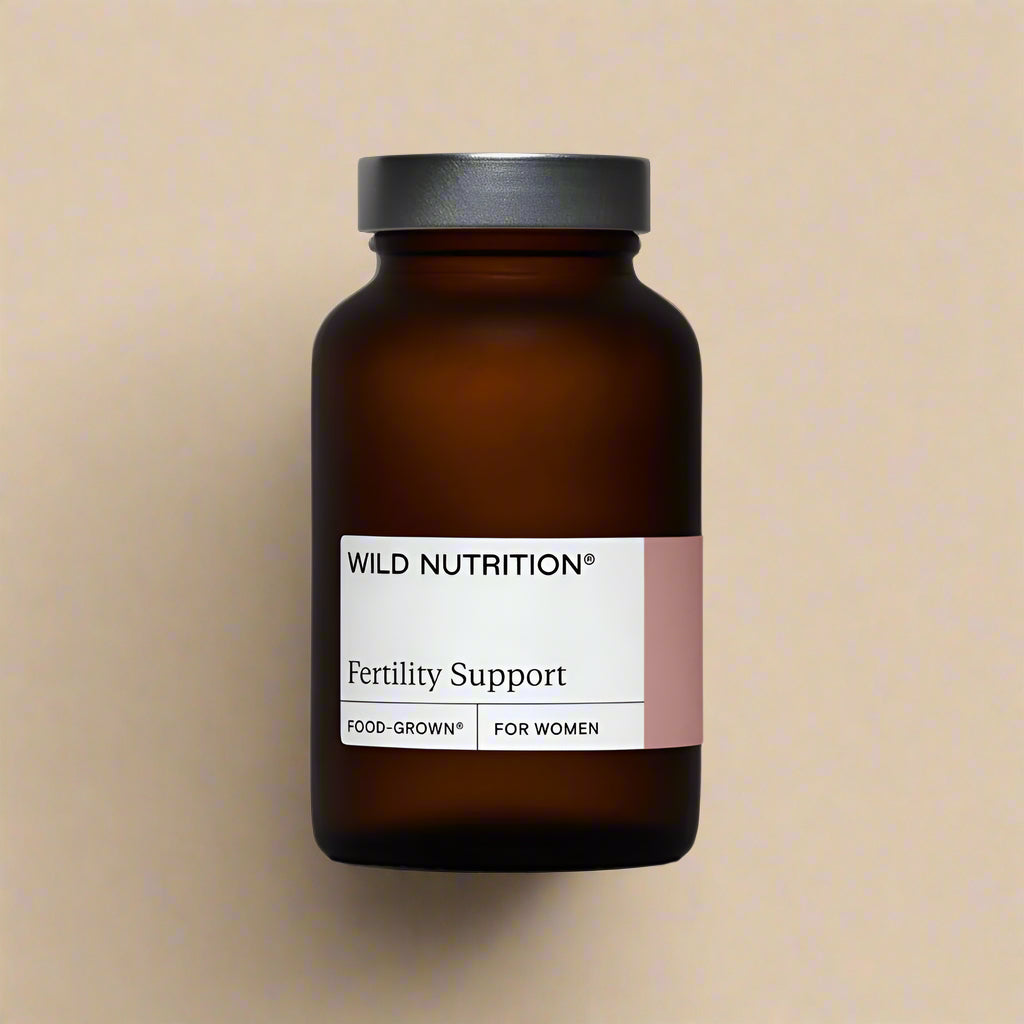 Wild Nutrition Fertility Support for Women 60 Capsules Front Label