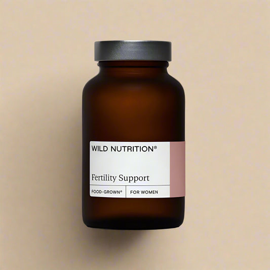 Wild Nutrition Fertility Support for Women 60 Capsules Front Label