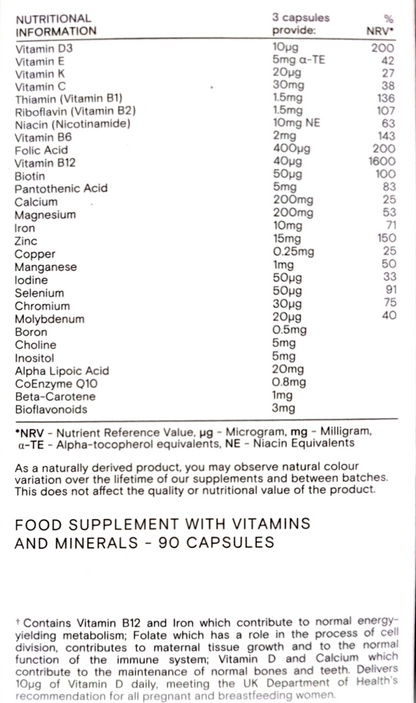 Wild Nutrition Pregnancy and New Mother 90 capsules clean white background product photography style