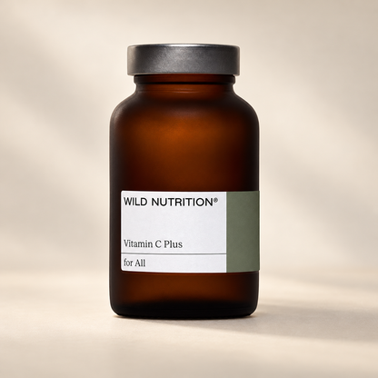 Wild Nutrition Vitamin C Plus 60 capsules – front label detail