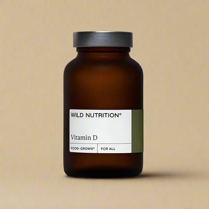  Wild Nutrition Vitamin D 30 Capsules Front View