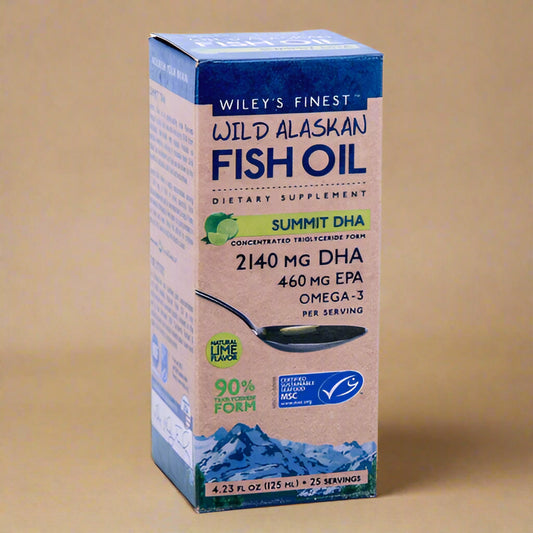Wiley’s Finest Summit DHA Liquid 125ml with omega-3 from wild Alaska fish