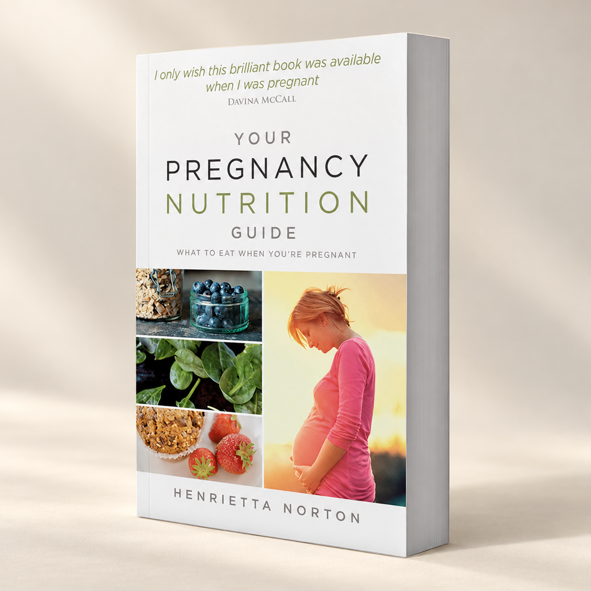 Your Pregnancy Nutrition Guide by Henrietta Norton – cover detail