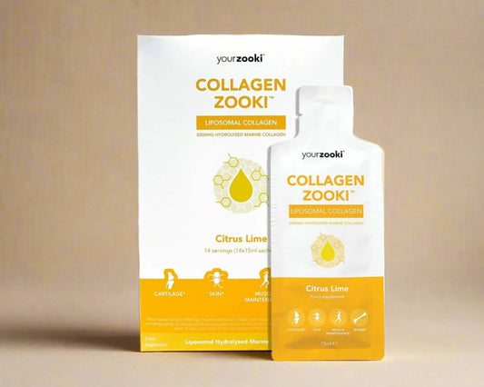 Zooki Collagen 5000mg 14 sachets box with liposomal delivery